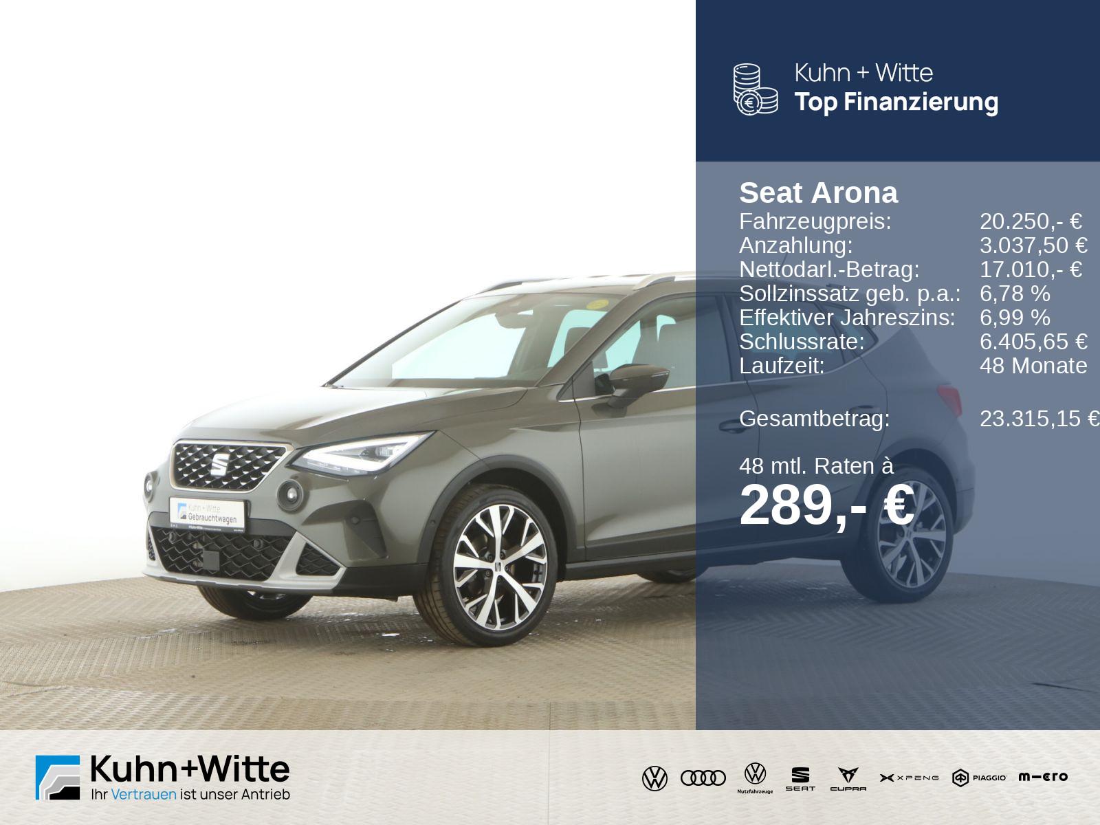 Seat Arona 1.0 TSI Xperience AHK+LED+RFK+Navi+AppleCa