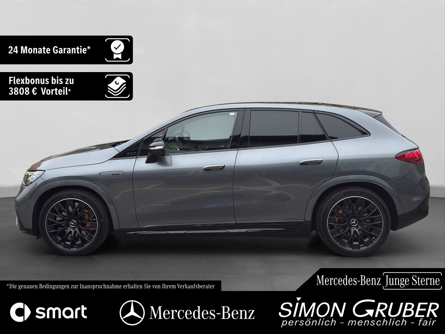 Fahrzeugabbildung Mercedes-Benz EQE 43 4M SUV AMG Night Pano HUD Sitzklima Nappa