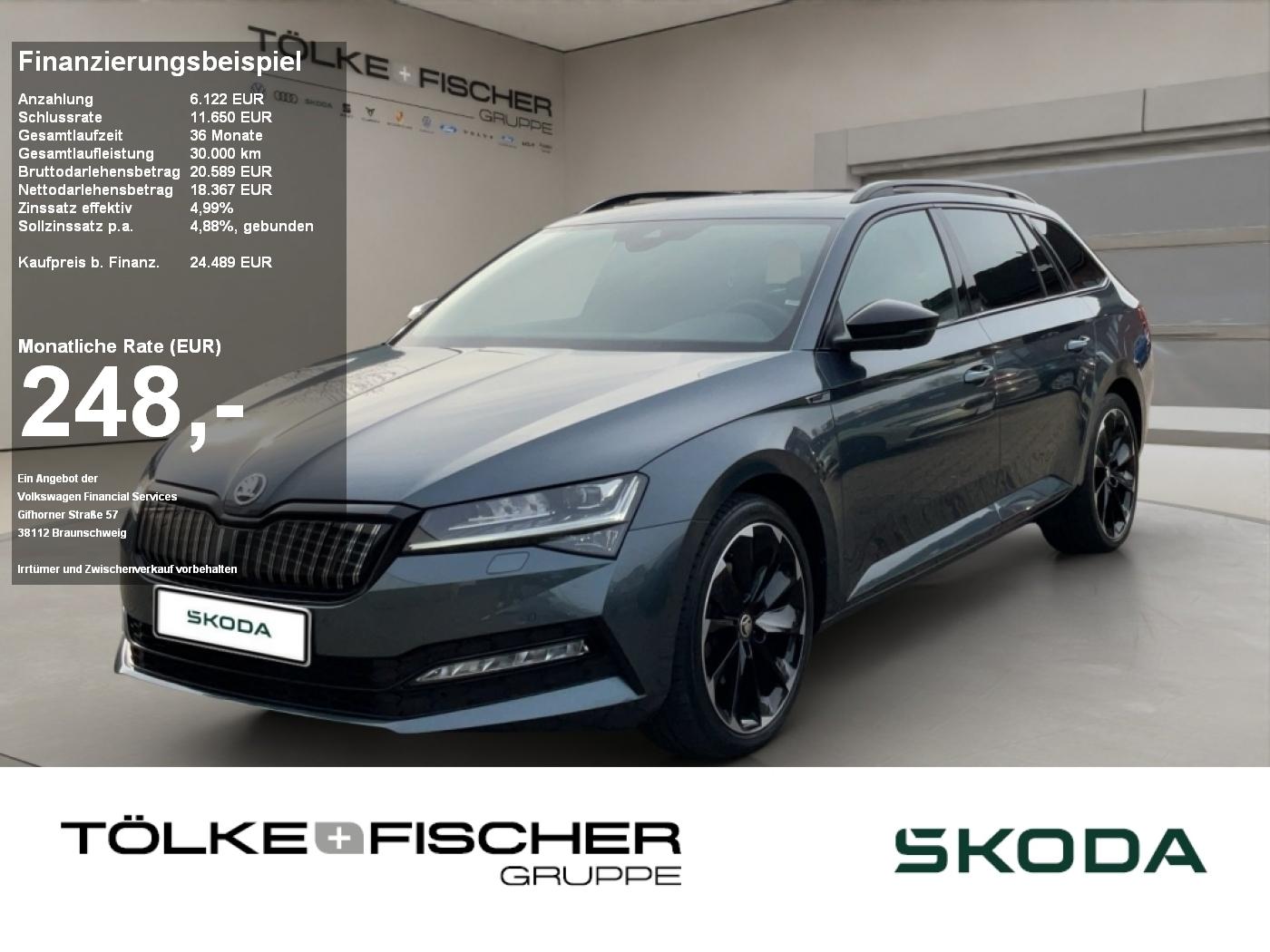 Skoda Superb Combi 1.4 TSI Sportline iV DCC ACC AUT LM
