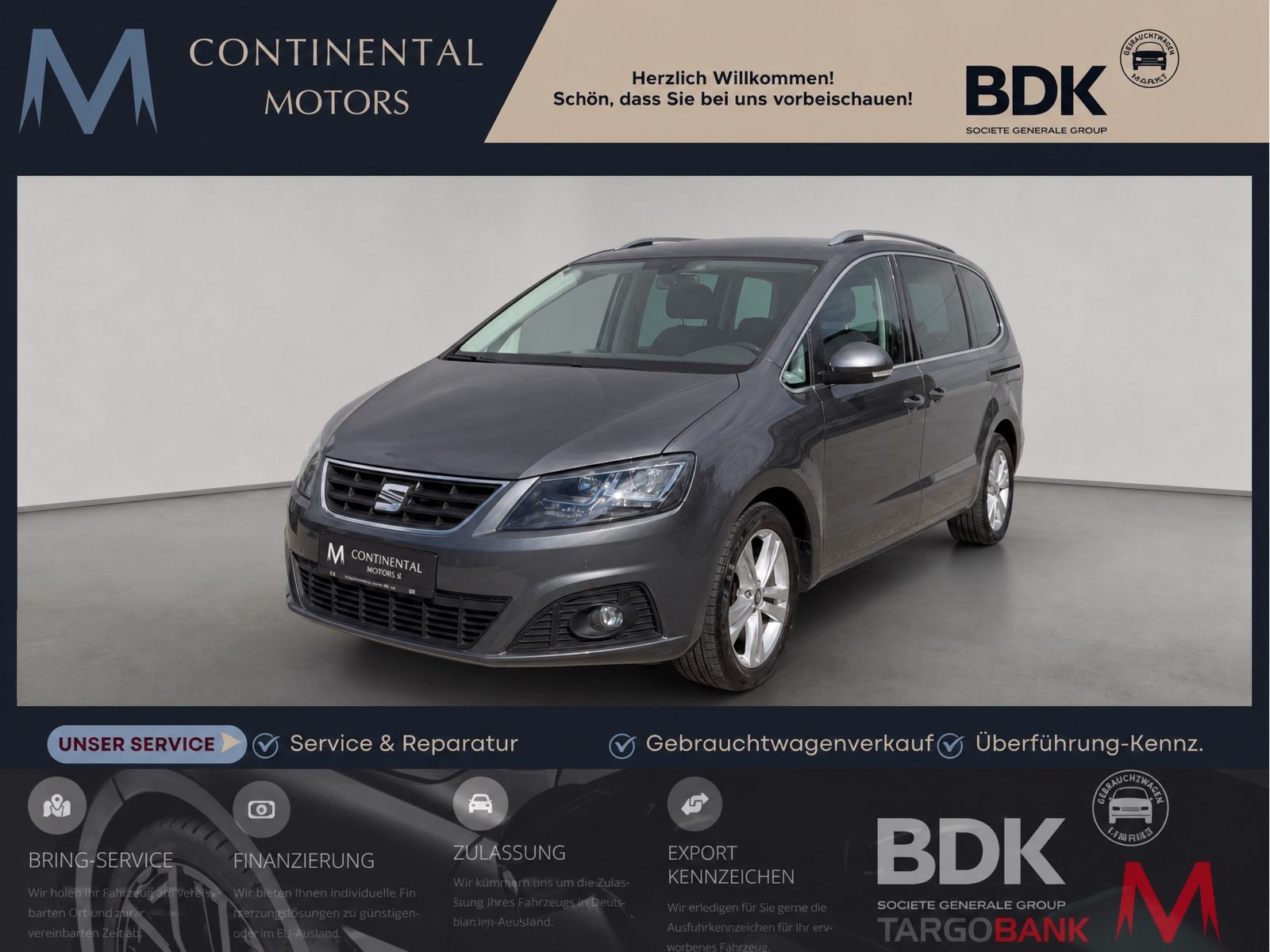 SEAT Alhambra Alhambra 2.0 TDI Executive 4Drive*Xenon*7-Sitzer
