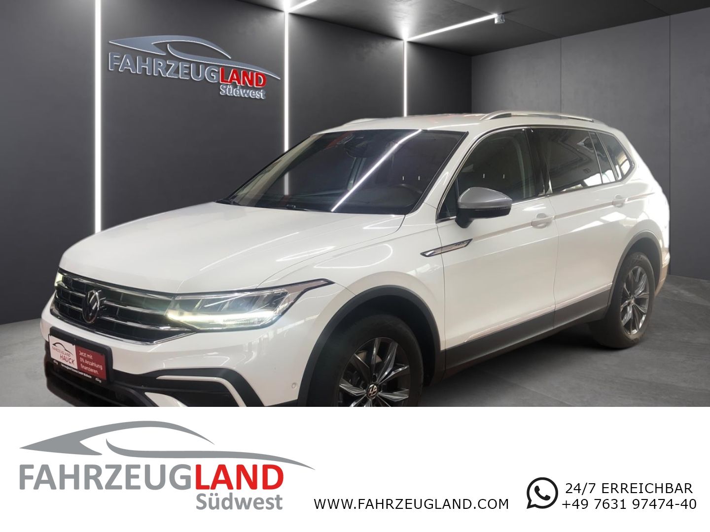 Gebrauchtwagen Volkswagen Tiguan Tiguan Allspace Life 4Motion 7G-DSG Fahrassisten in Müllheim