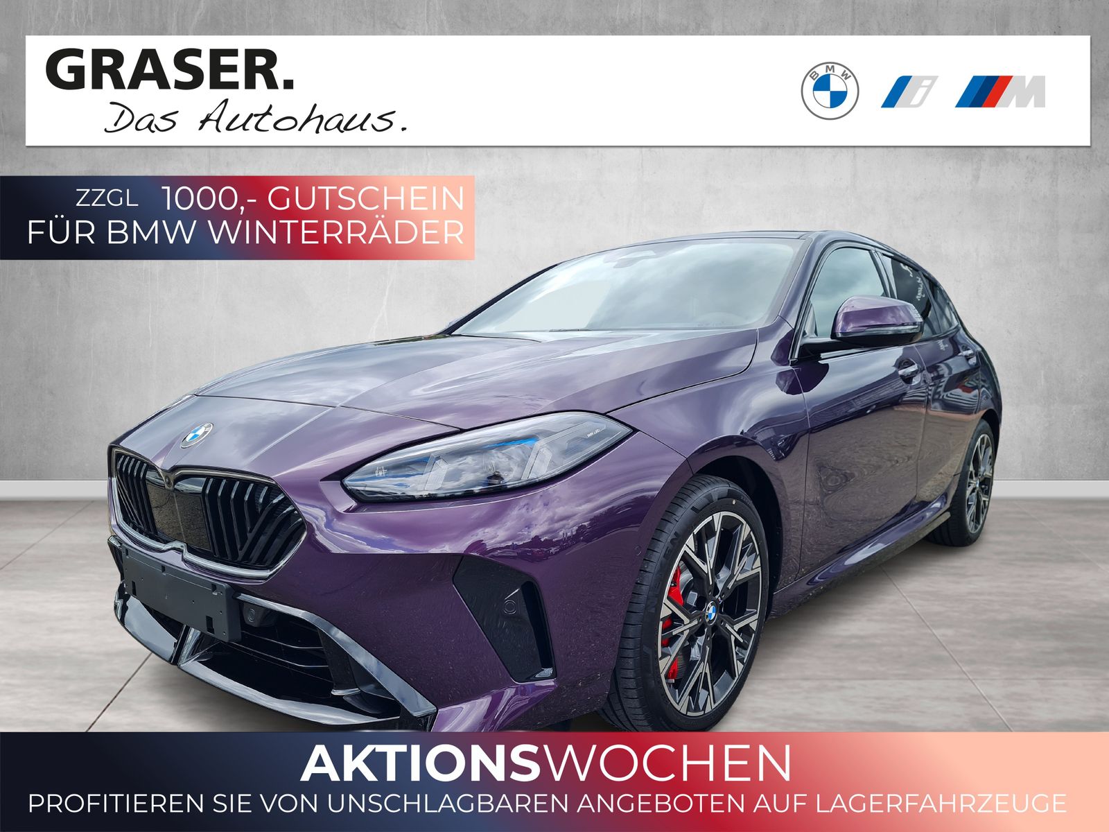 BMW 123 xDrive M Sport Vorteil zur Neuwagen-UPE 9.00