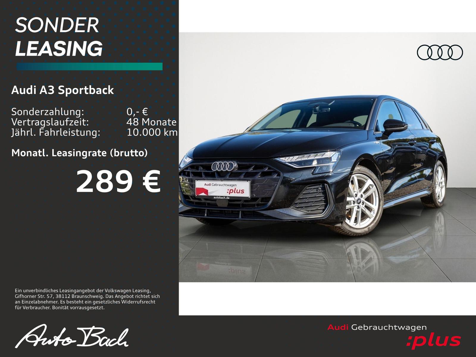 Audi A3 Sportback S line TFSI Stronic EPH Navi ACC, миниатюра 2
