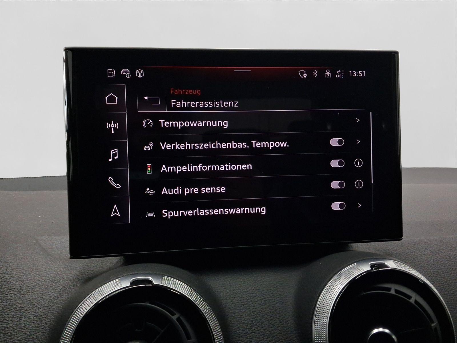 Audi Q2 30 TFSI S LINE OPTIK-PKT SPORTSITZE NAVI+ KAM, миниатюра 12