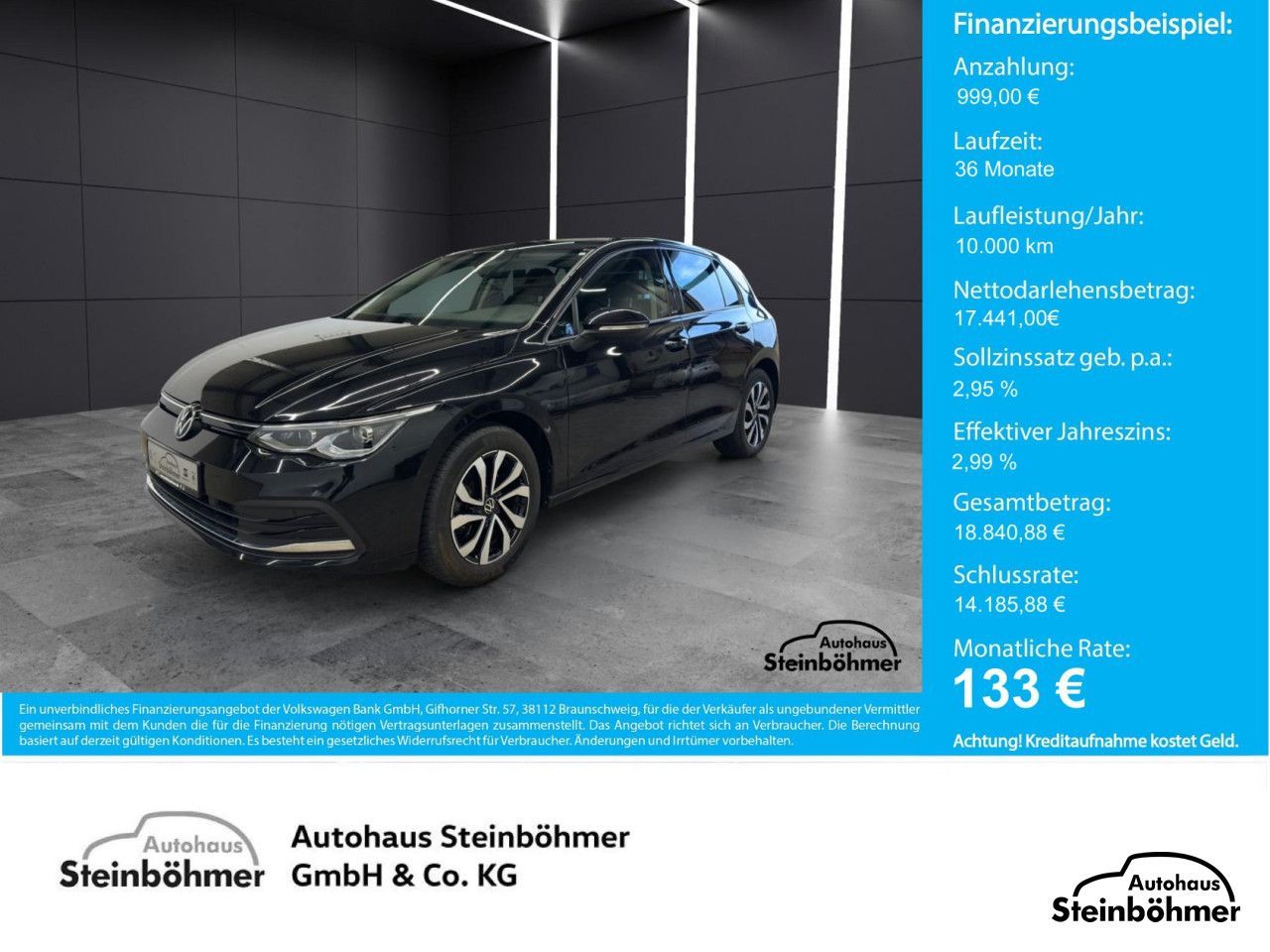 Volkswagen Golf Life 1.5TSI ACTIVE IQ.Light NAVI AppCon LED