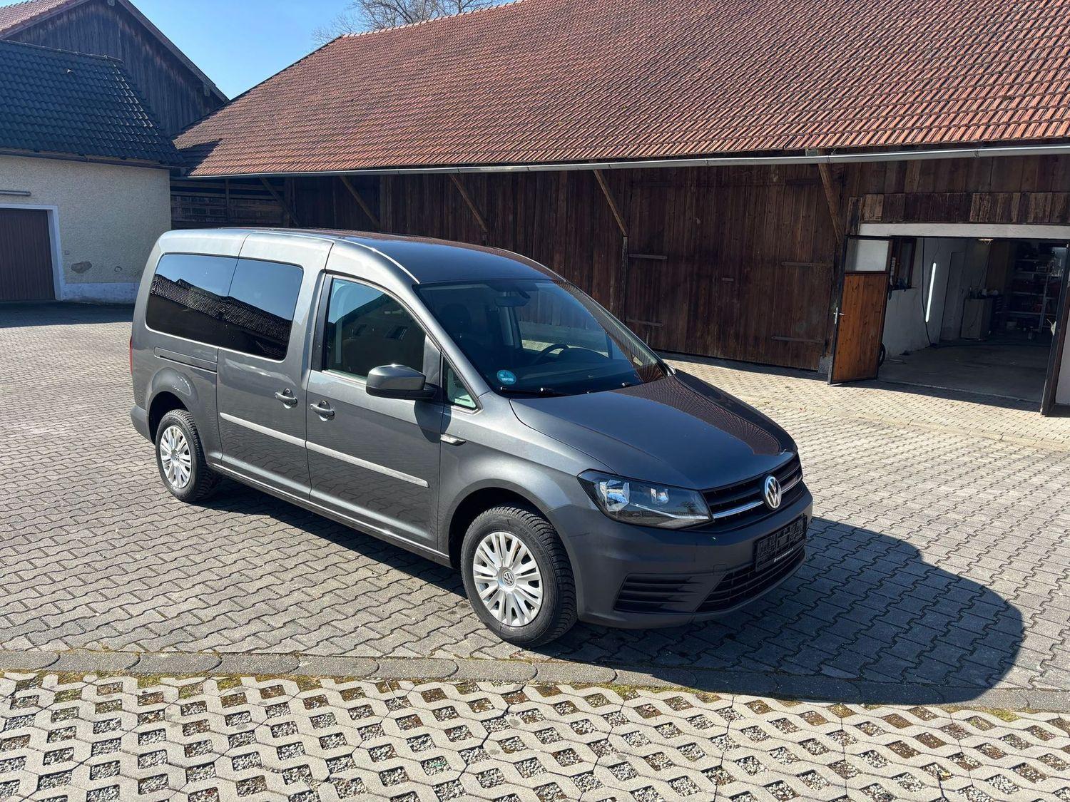 Volkswagen Caddy Maxi 7-Sitzer Klima Sitzheizung Tempomat P