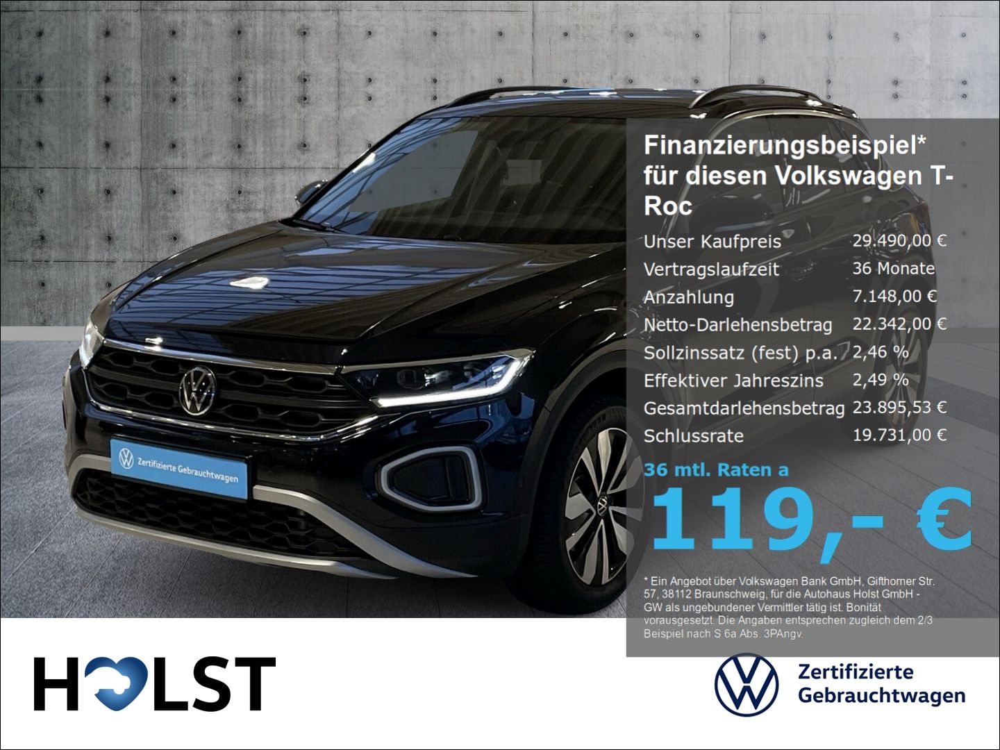 Volkswagen T-Roc 2.0TDI DSG GOAL AHK RüFaKa GJR ACC LED