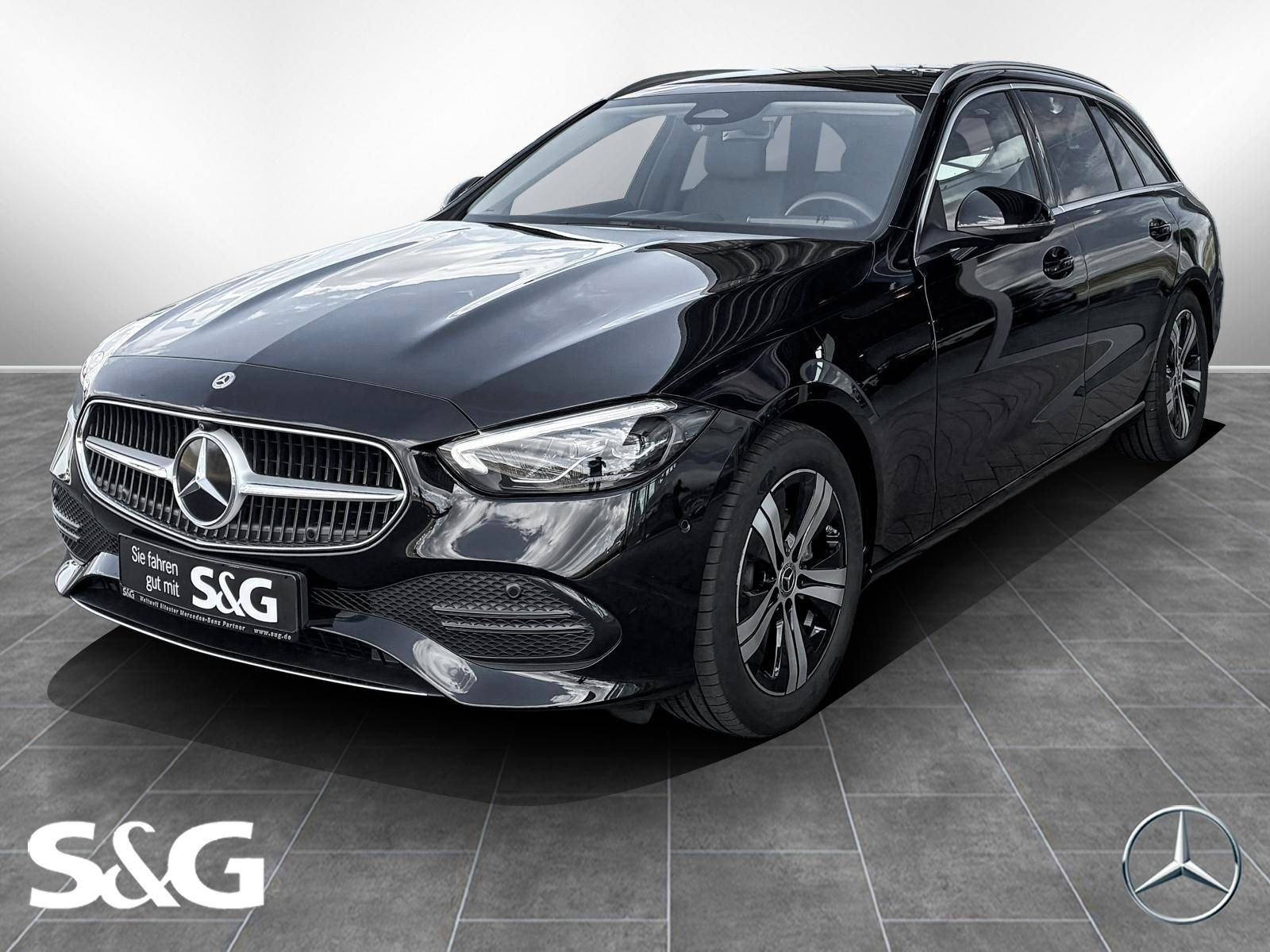 Mercedes-Benz C 180 T AVANTGARDE LED+AHK+360°+Totwink.+17