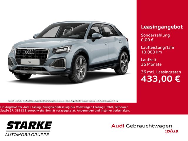 Audi Q2 30 TDI advanced  AHK LED Leder PDC LM Tempo K