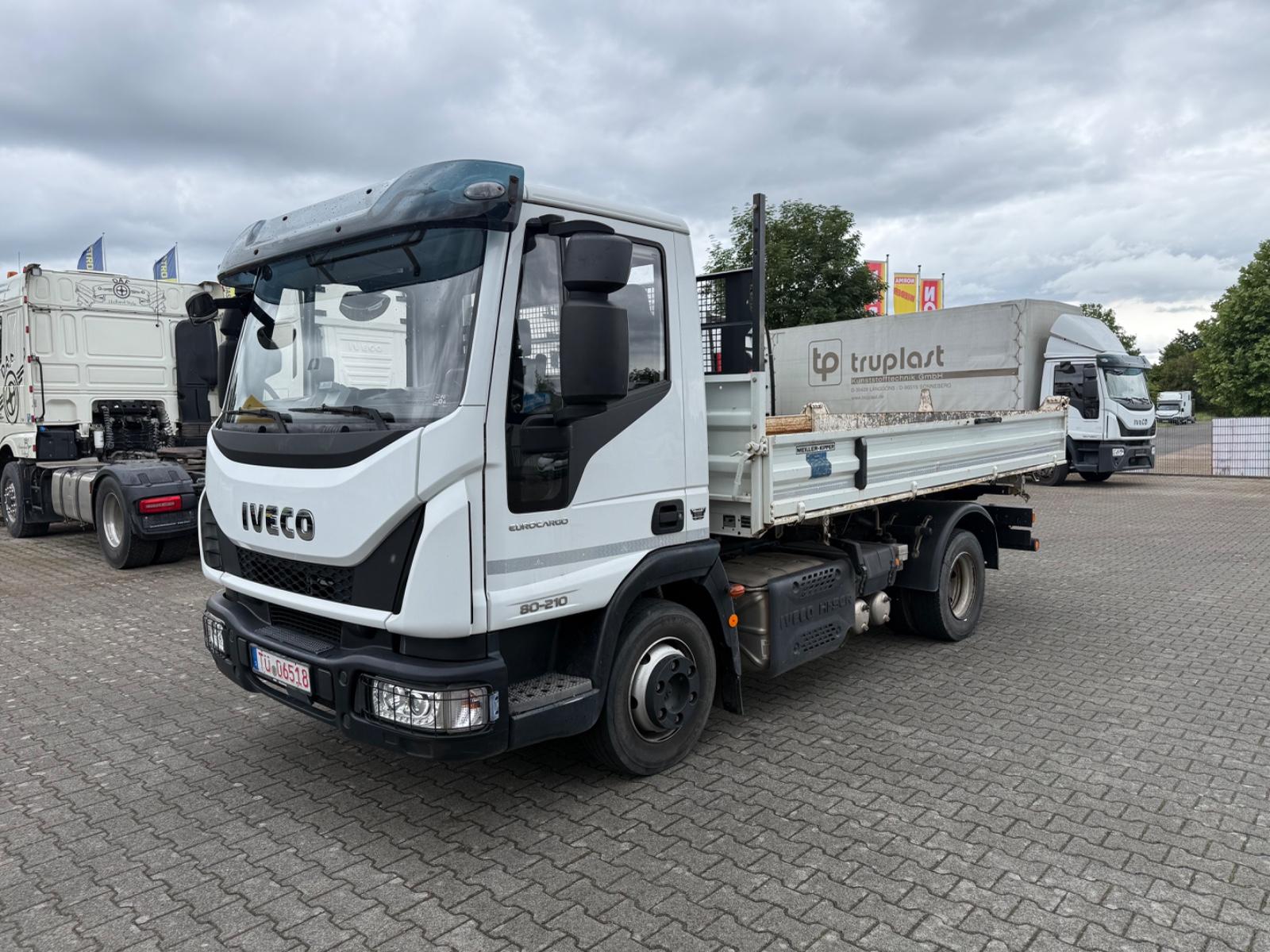Iveco Eurocargo 80E21K Meiller Dreiseitenkipper AHK