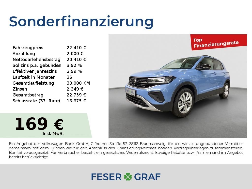 T-Cross GOAL 1.0TSI 70kW 5-Gang Navi Kamera ACC