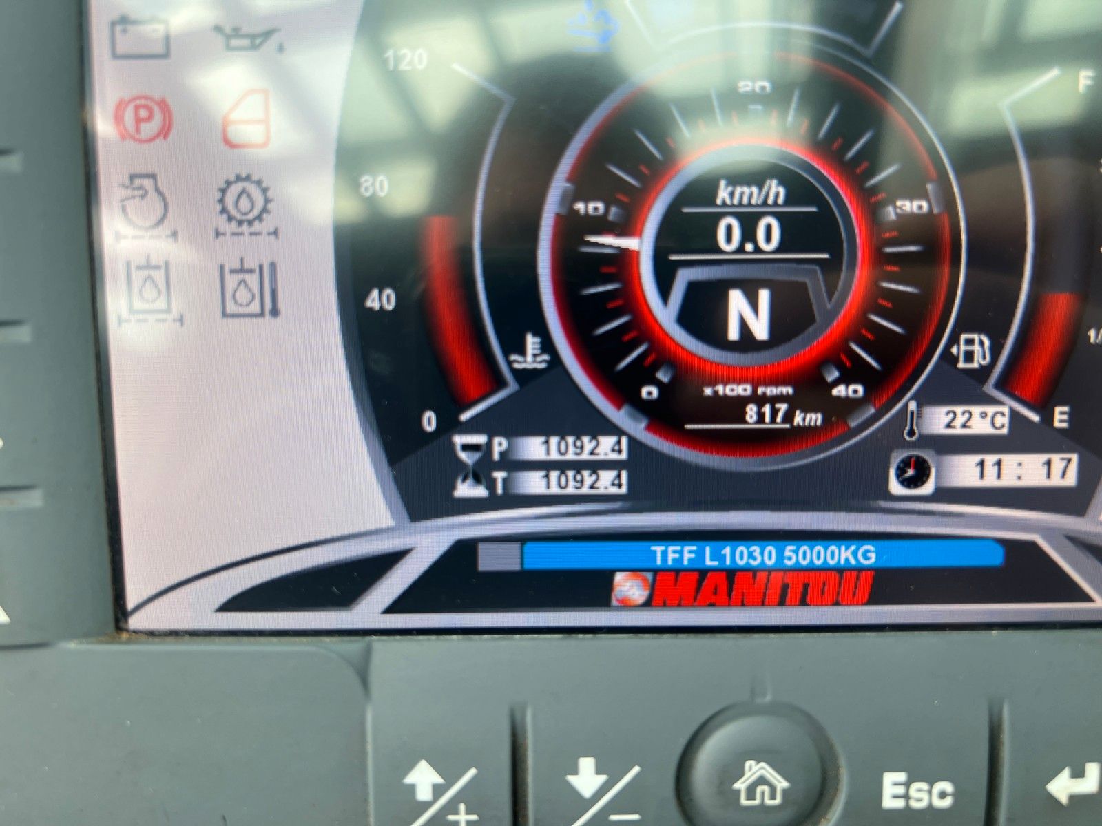 Fahrzeugabbildung Manitou MRT 2550 + / nur 1.092h! / Gabel / Korb