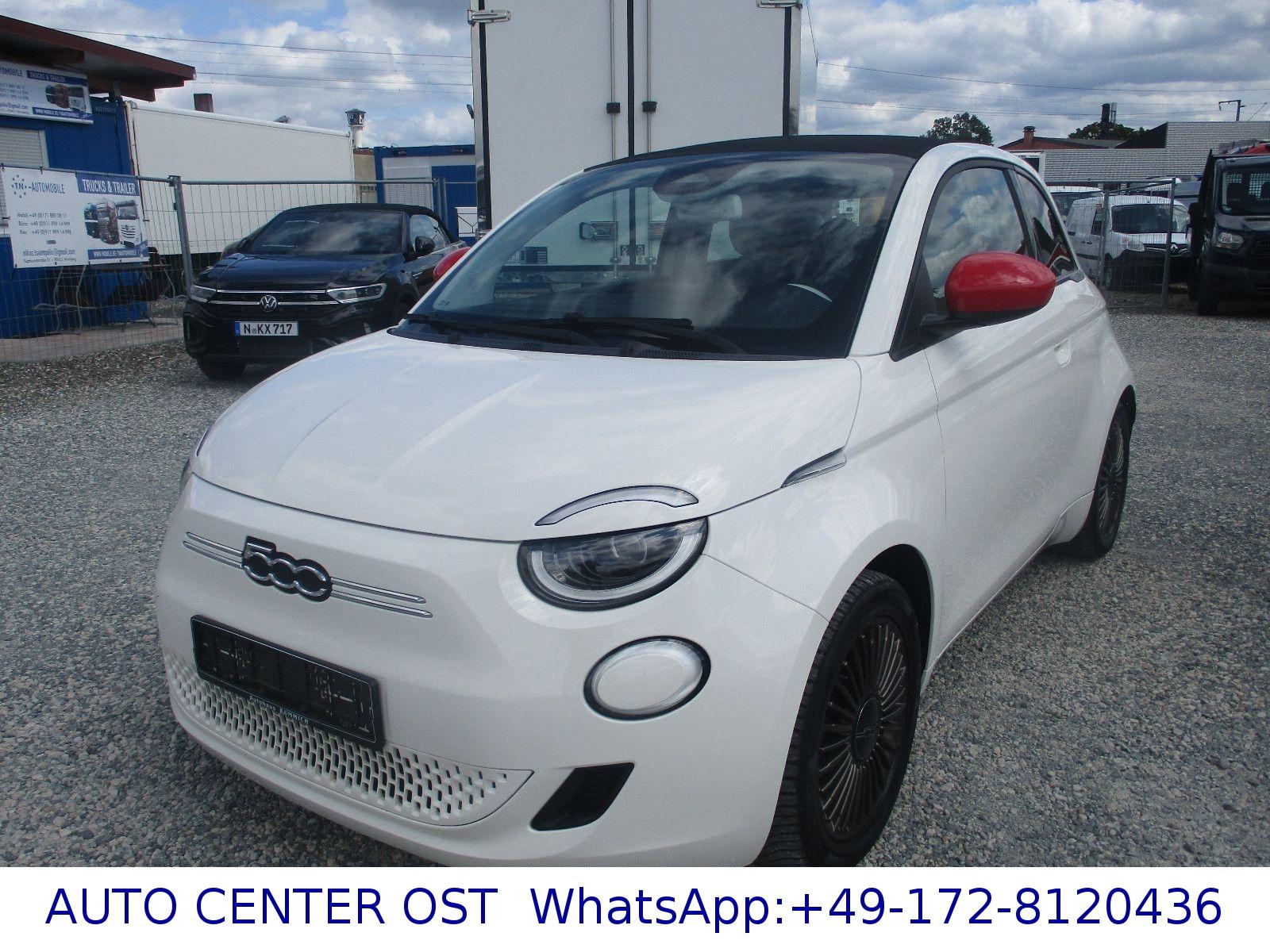 Fiat 500 e Icon CABRIO NAVI-ALU-VIELE-EXTRAS! 1A! 1HA