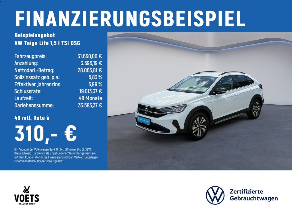 Taigo Life 1,5 l TSI DSG TRAVELASSIST+KEYLESS