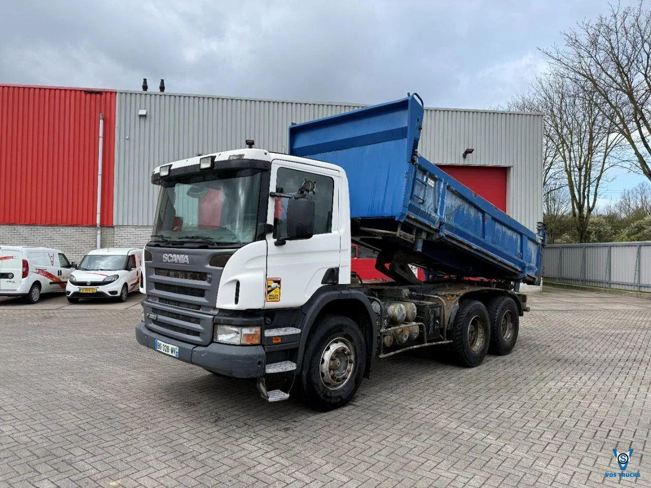 Scania P380 / ENGINE RUNNING / 6X4 / 2XBIG AXLE / FULL-