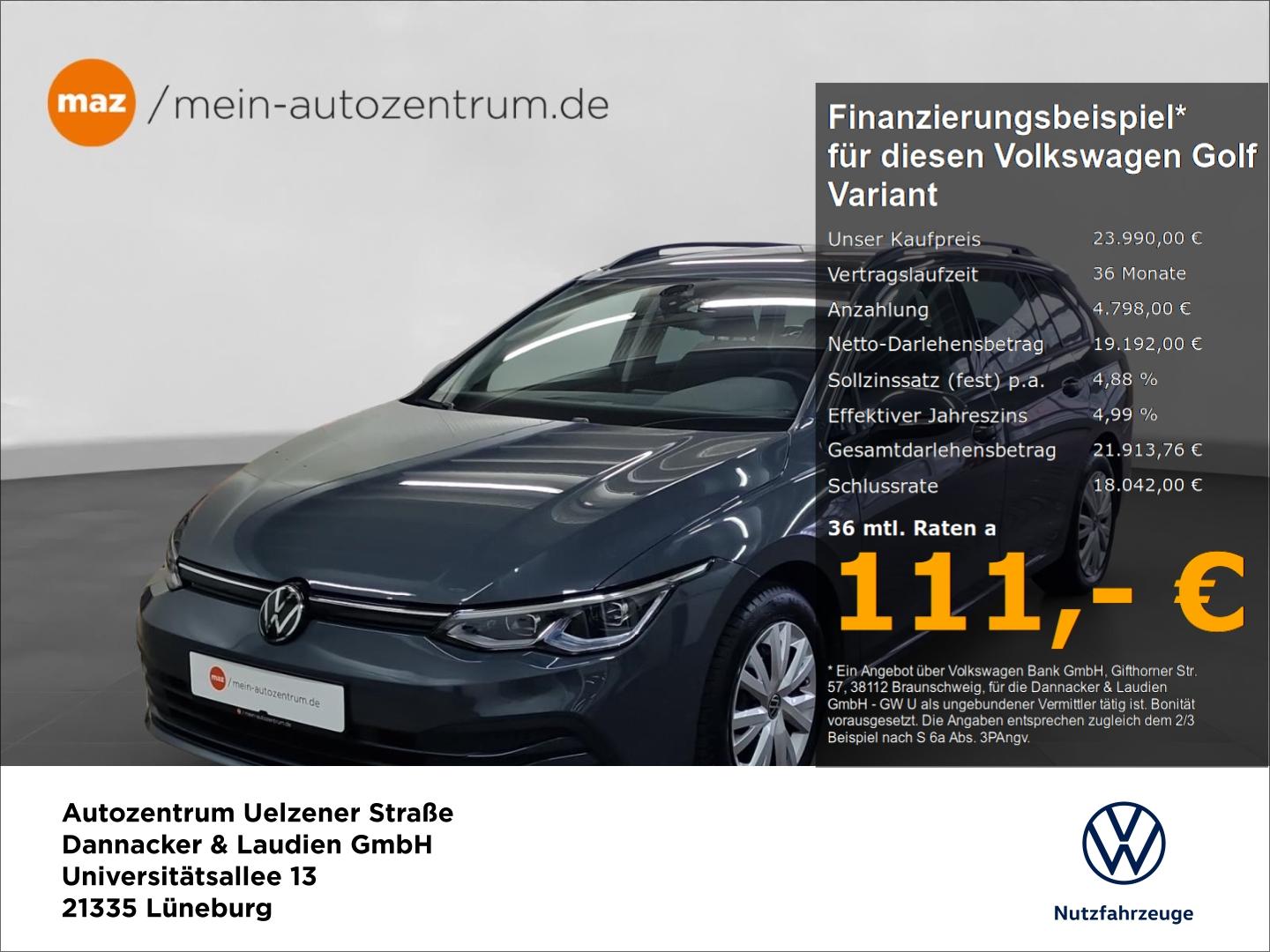 Volkswagen Golf Variant VIII 1.5 eTSI Life Alu LED AHK Navi