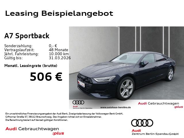 Audi A7 Sportback 50 TDI qu. tiptronic *HuD*AHK*360°*