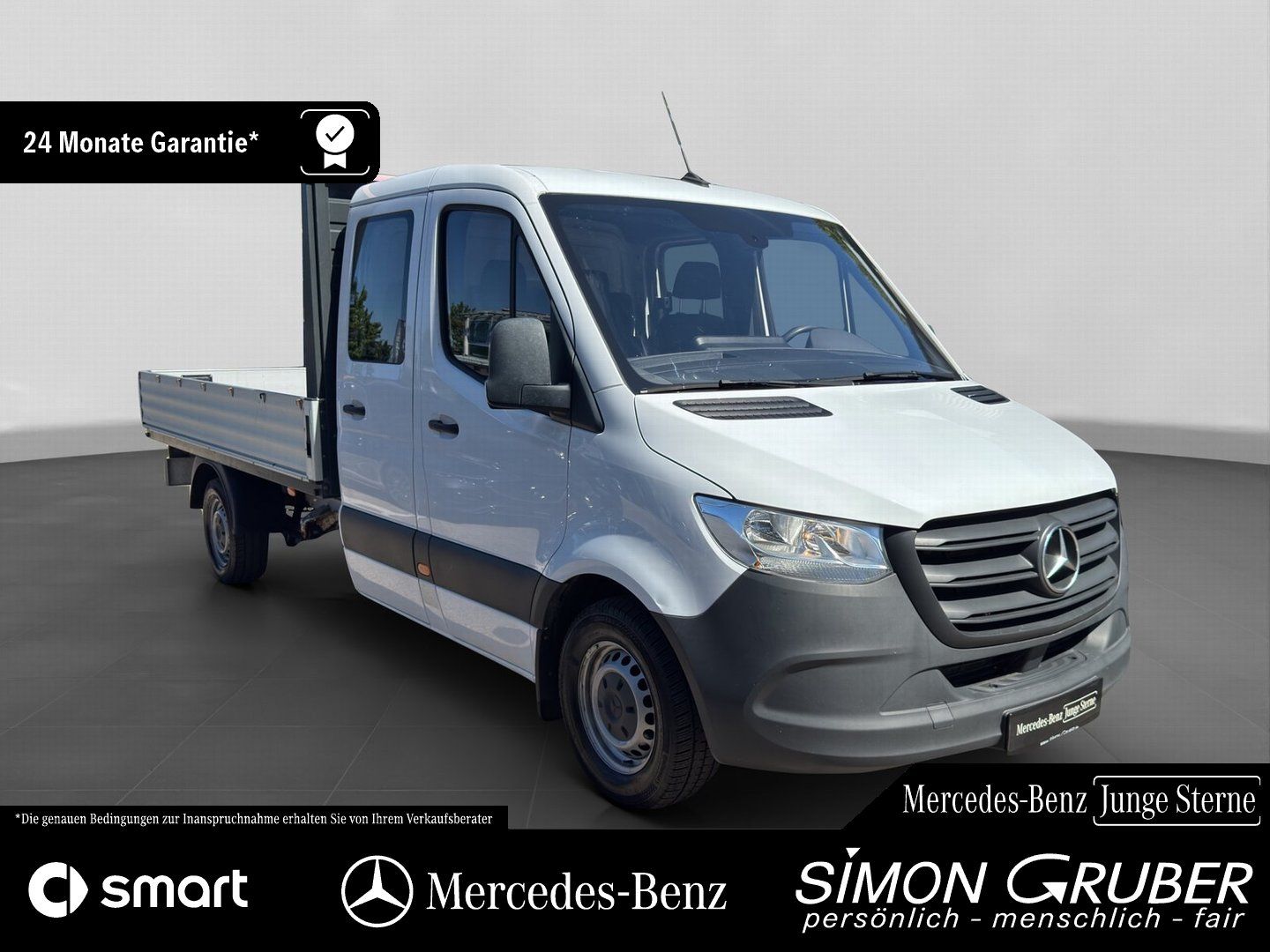 Fahrzeugabbildung Mercedes-Benz Sprinter 315 Pritsche Lang 7-Sitzer Klima DAB
