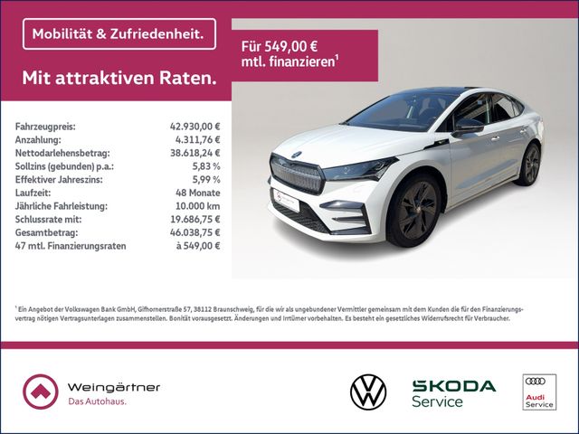 Enyaq Coupé RS Lounge, Wärmepumpe, Advanced Pake