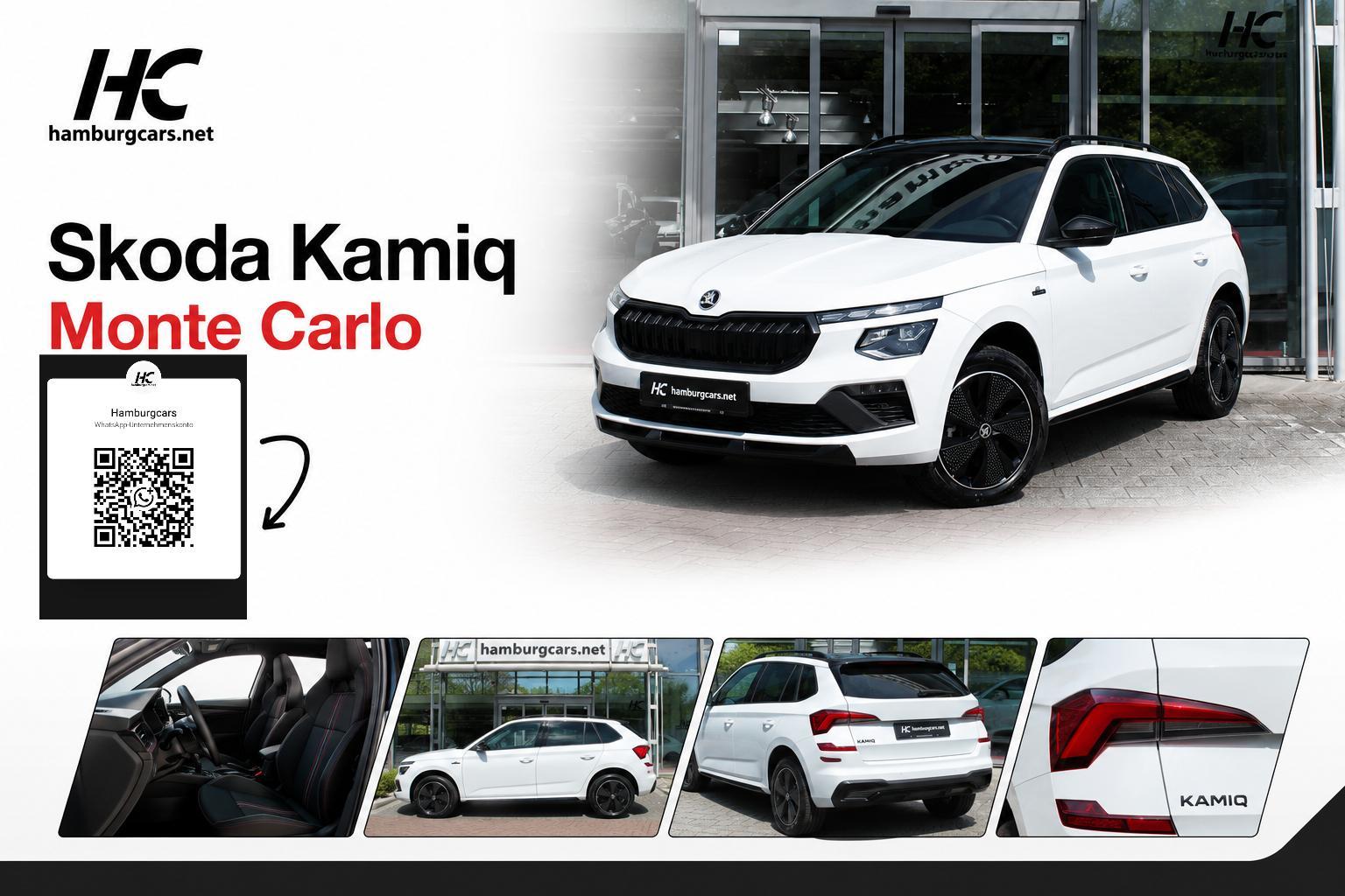 Skoda Kamiq Monte Carlo 1.5 DSG AHK AssistentP+ Pan...