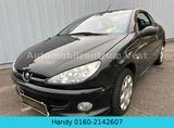 Peugeot 206 Cabriolet CC Filou*Klima*1.Hand*Allwetter* - Peugeot 206: Schwarz, 206cc