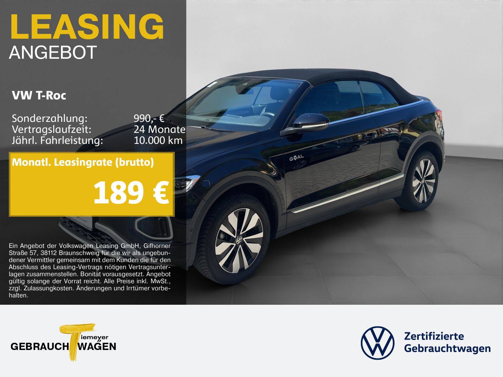 Volkswagen T-Roc Cabrio 1.0 TSI STYLE KAMERA NAVI SITZHZG