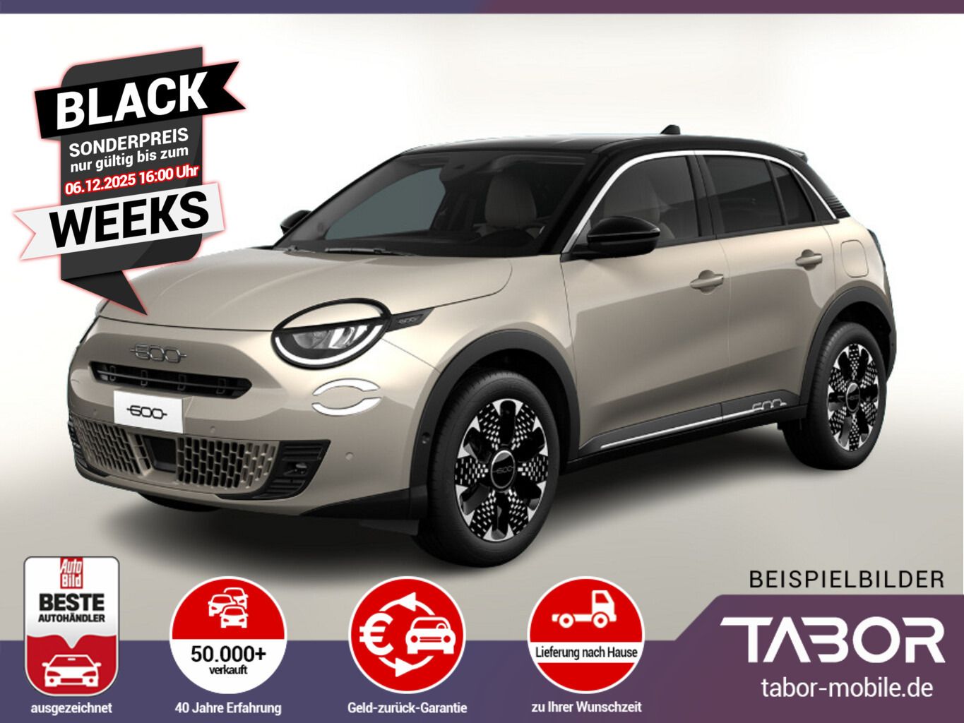 Fiat 600 MHEV 110 DCT La Prima eHK ACC SHZ Keyl Massa