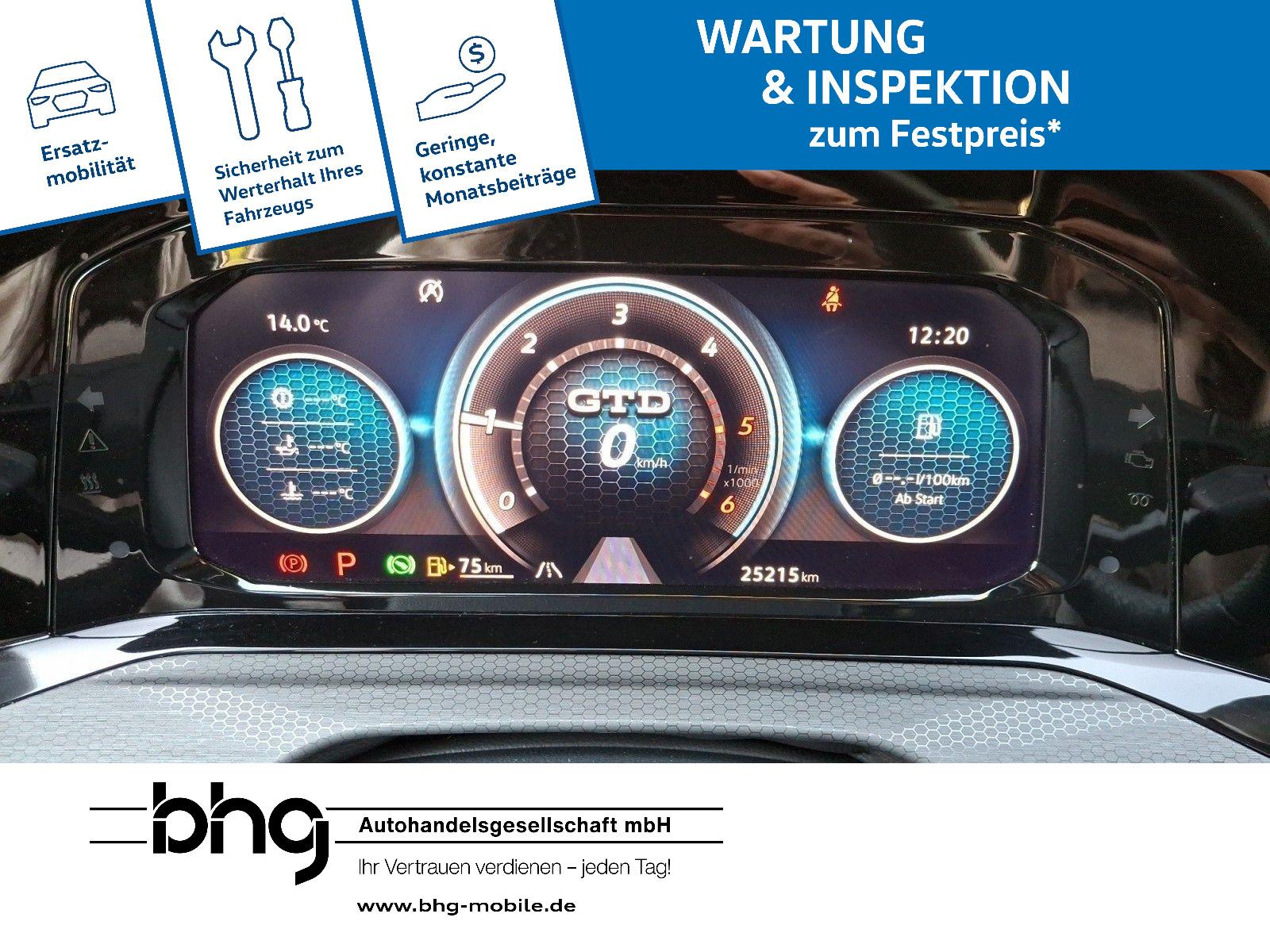 Volkswagen Golf GTD 2.0 TDI DSG #18` BERGAMO #LED #APP #LAN, миниатюра 10