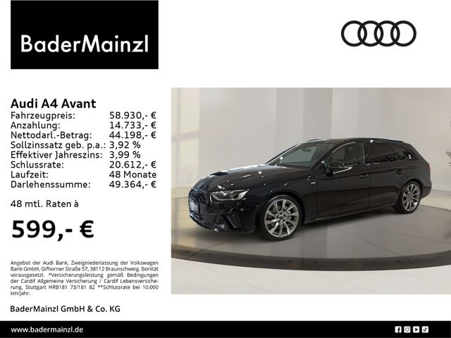 Audi A4 Avant S line 40 TDI quattro 150(204) kW(PS) S