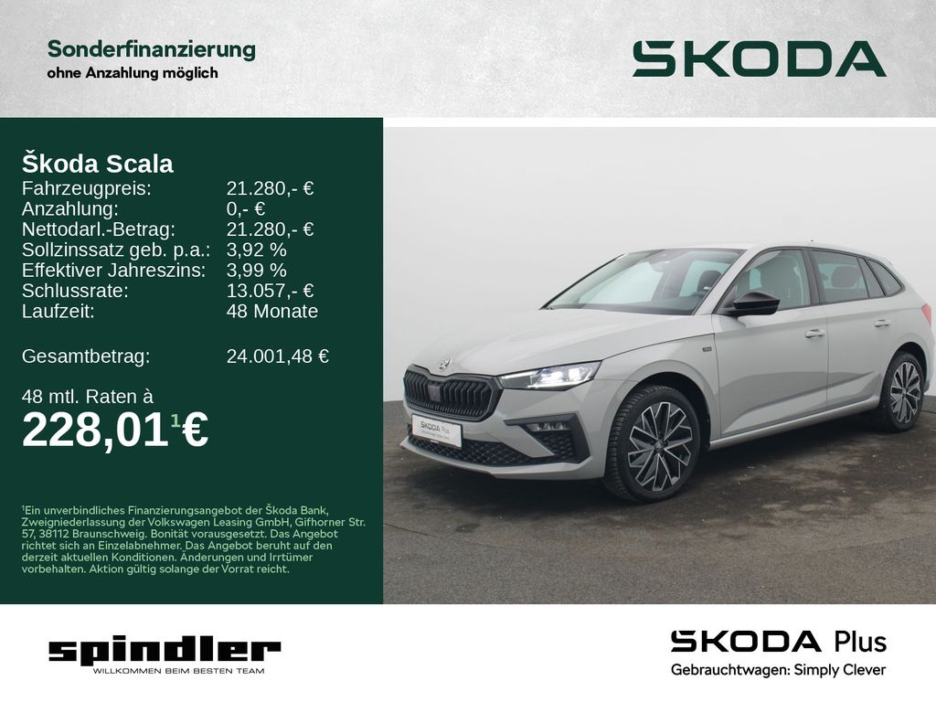 Skoda Scala Tour Black 1.0TSI DSG/ SmartLink, LED, RFK