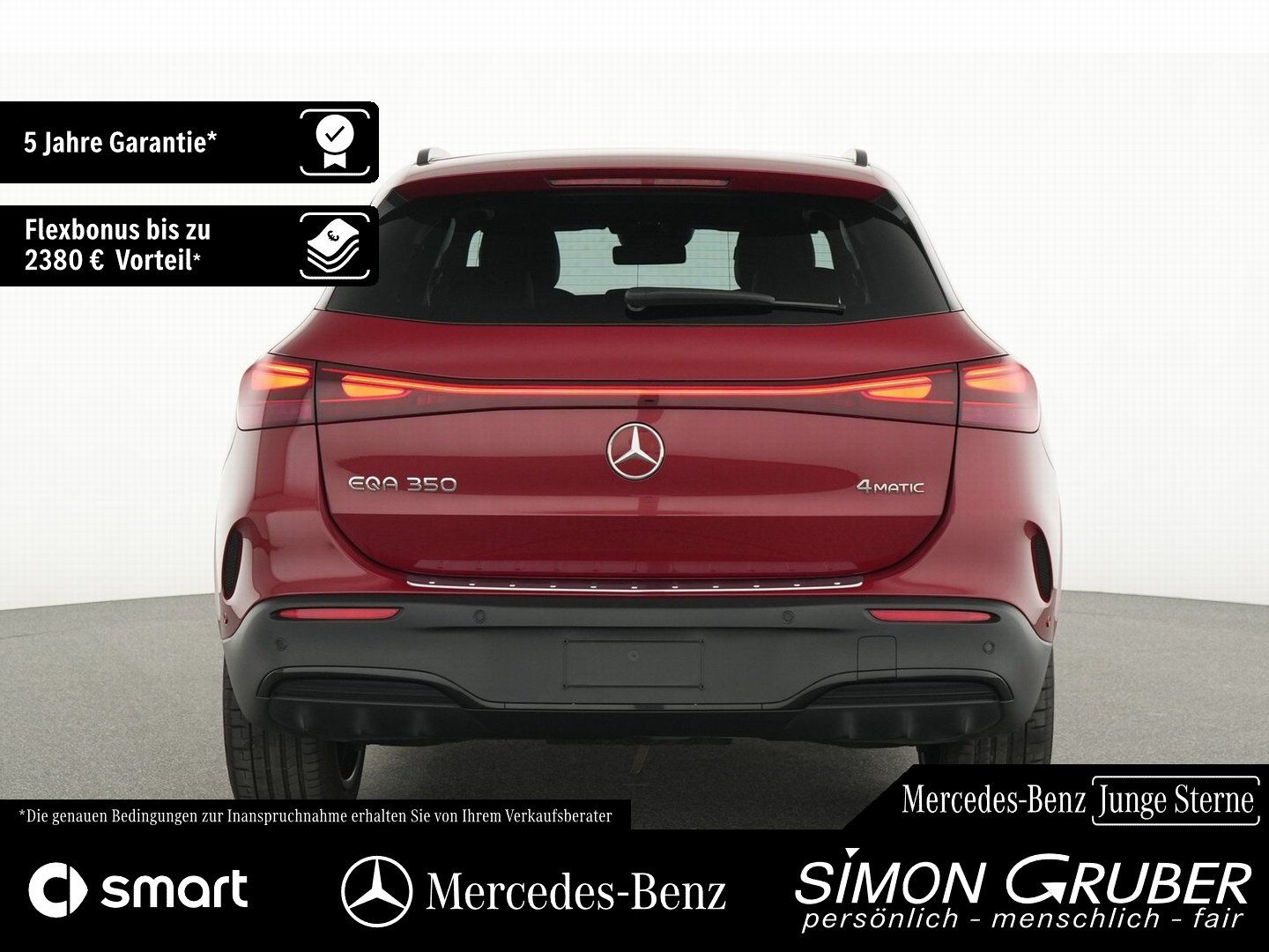 Fahrzeugabbildung Mercedes-Benz EQA 350 4M AMG Night Burm HUD Ambi Pano 360 AHK