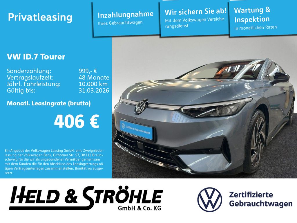 Volkswagen ID.7 Tourer Pro AHK DCC 20" IDA 360° HuD IQ WÄPU