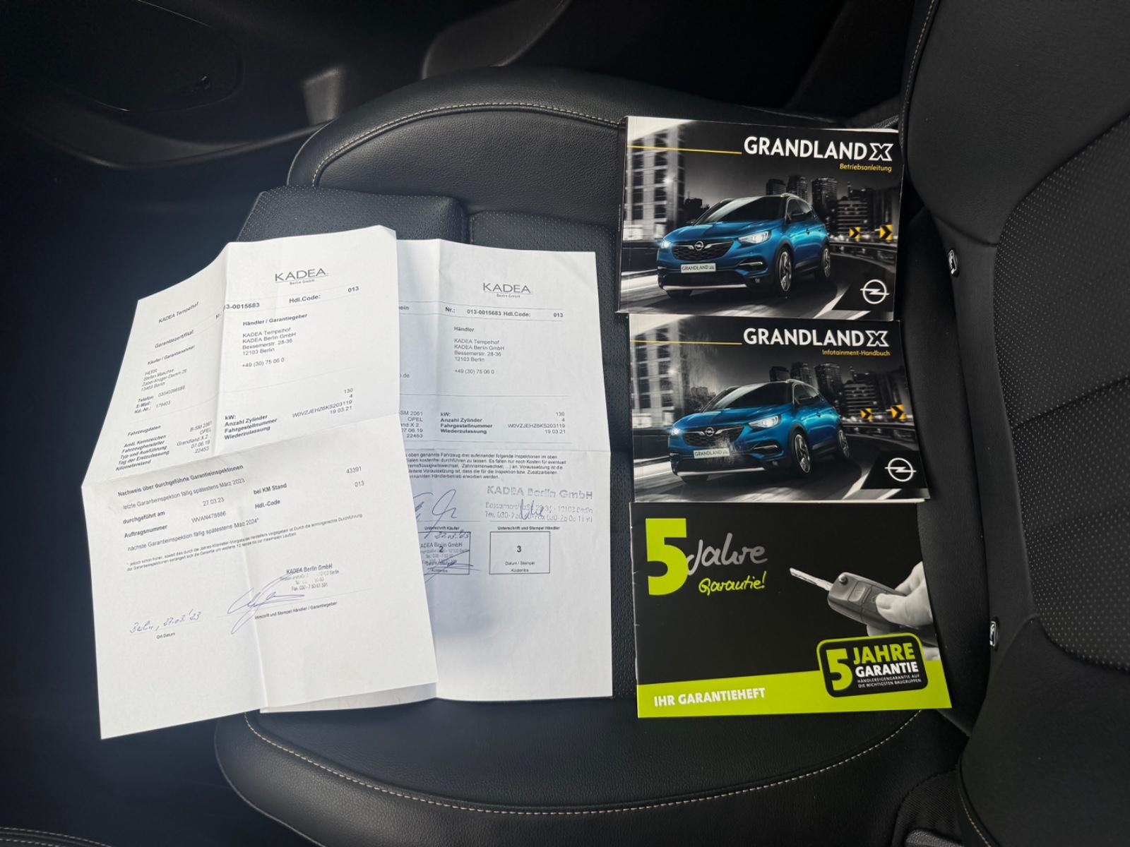 Opel Grandland X 2.0 Sport TÜV NEU*87TKM*2 Hand*AHK