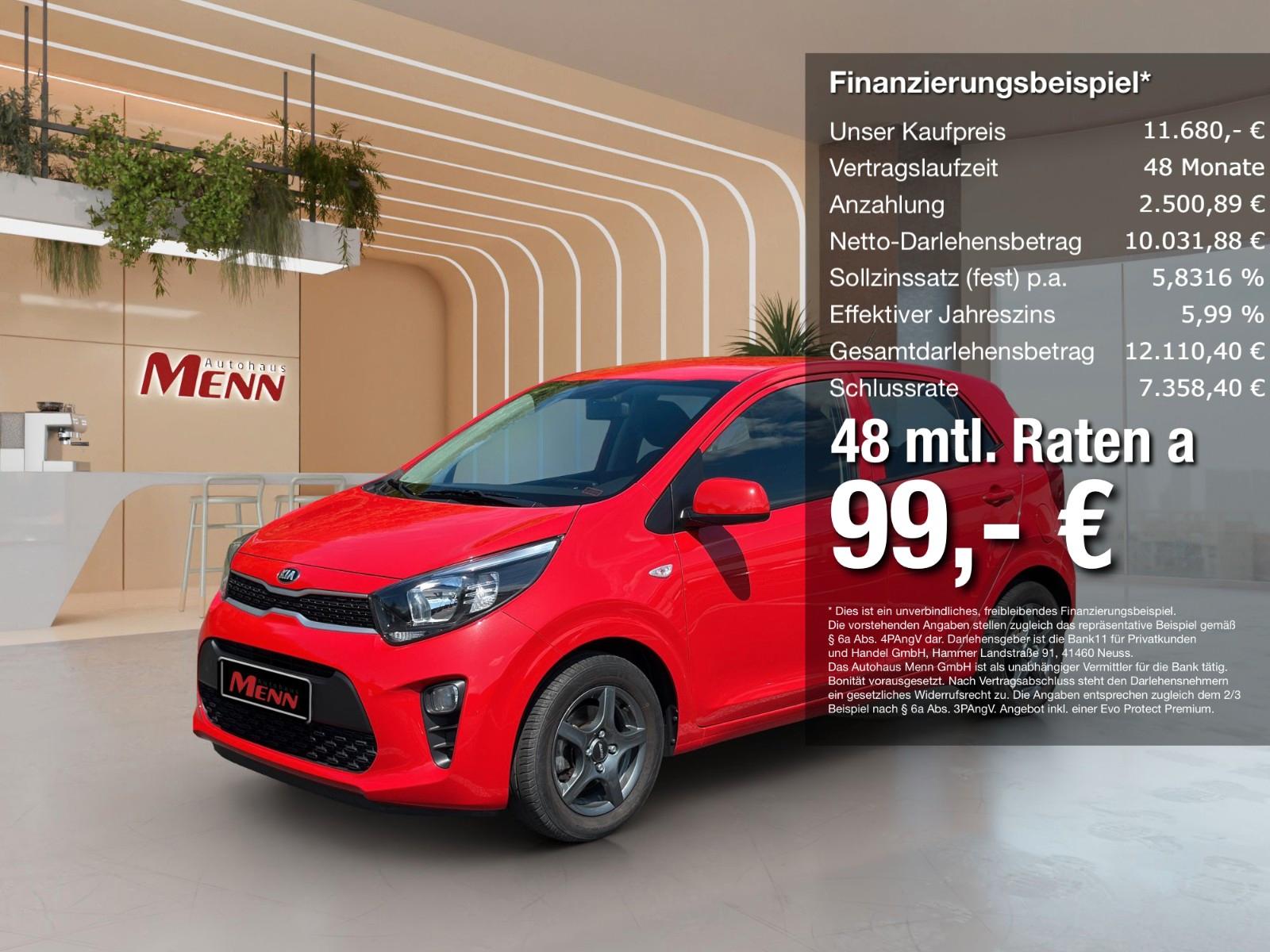 Kia Picanto 1.0 Edition 7 Sitzheizung Klimaanlage