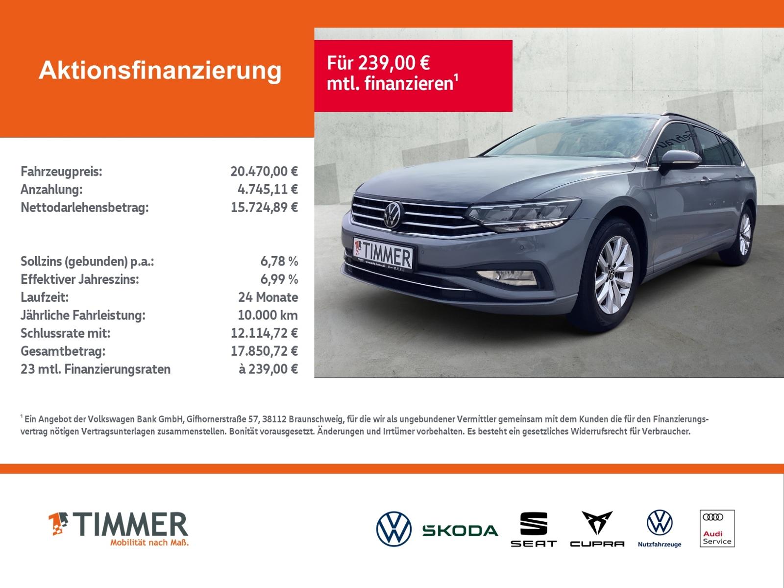 Volkswagen Passat Variant 2.0 TDI DSG BUSINESS +AHK +LED +A