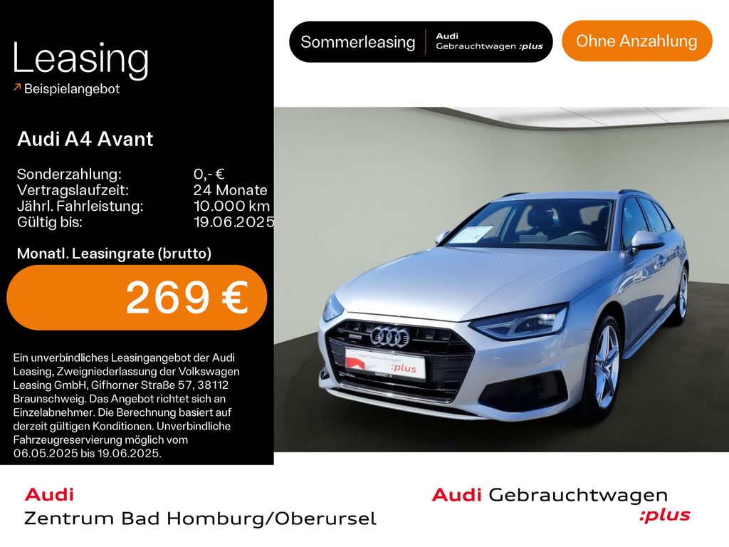 Audi A4 Avant Advanced 40 TDI quattro*Navi*PDC*Virtua