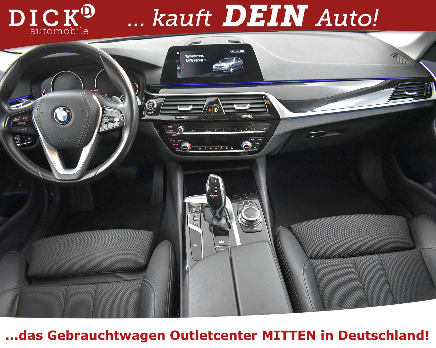BMW 520i Aut Sport Line NAVI+SHZ+LED+KAMER+TEMP+M18" - Image 8
