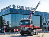 Mercedes-Benz  AROCS 3345 6x6 HMF 3220 Winch Crane tipper - Mercedes-Benz 322