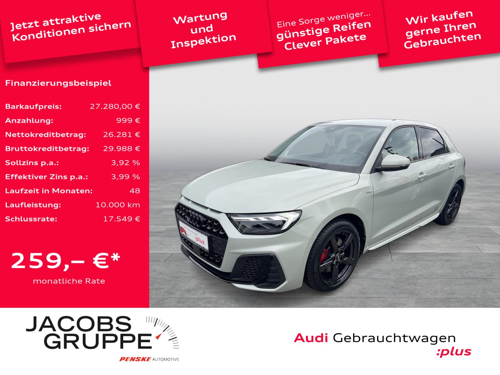 Audi A1 Sportback 40TFSI S line/Black+/ACC/Navi+/LED/