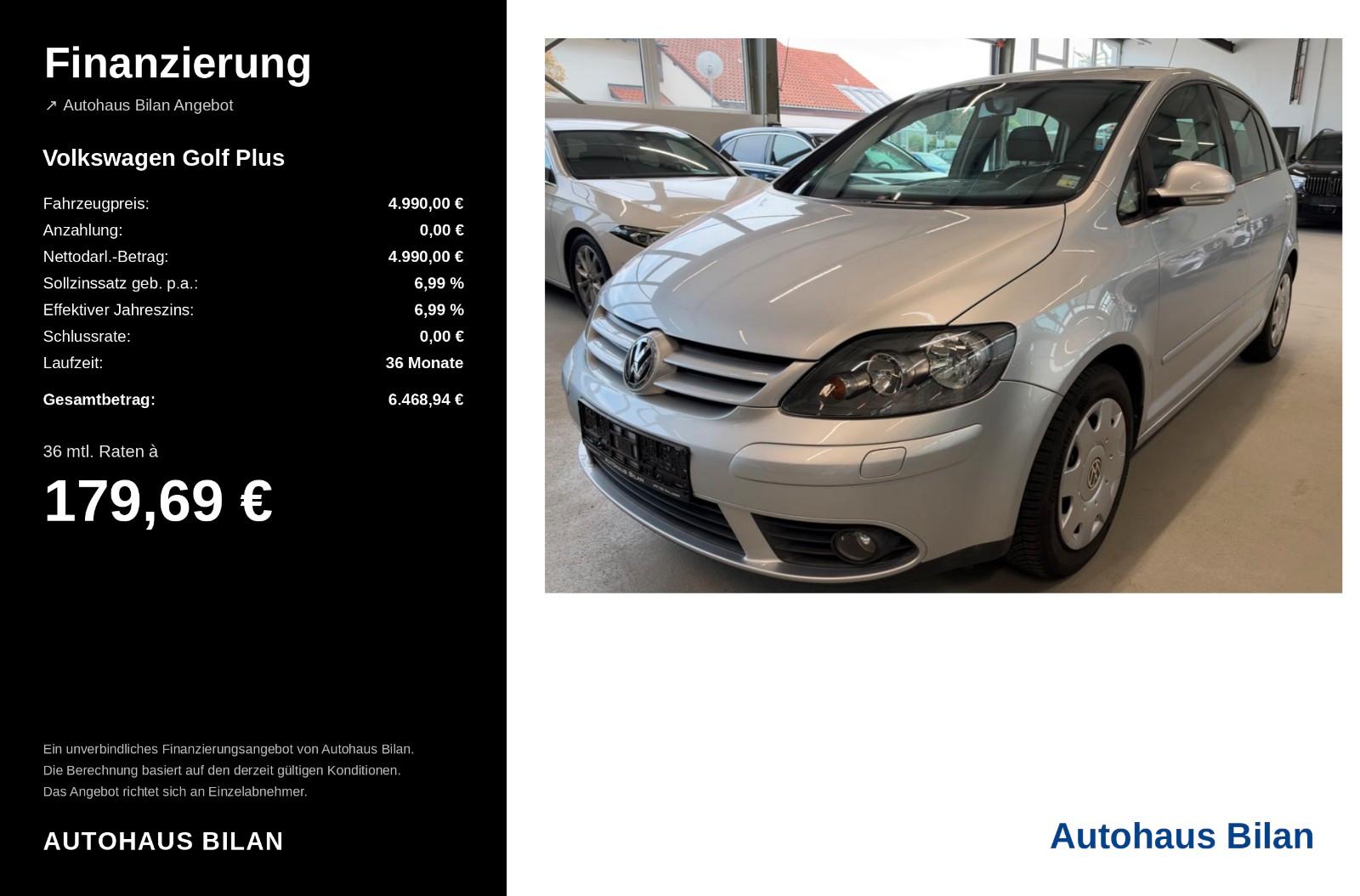 Volkswagen Golf Plus 1.6 1.Hand Voll Serviceheft VW
