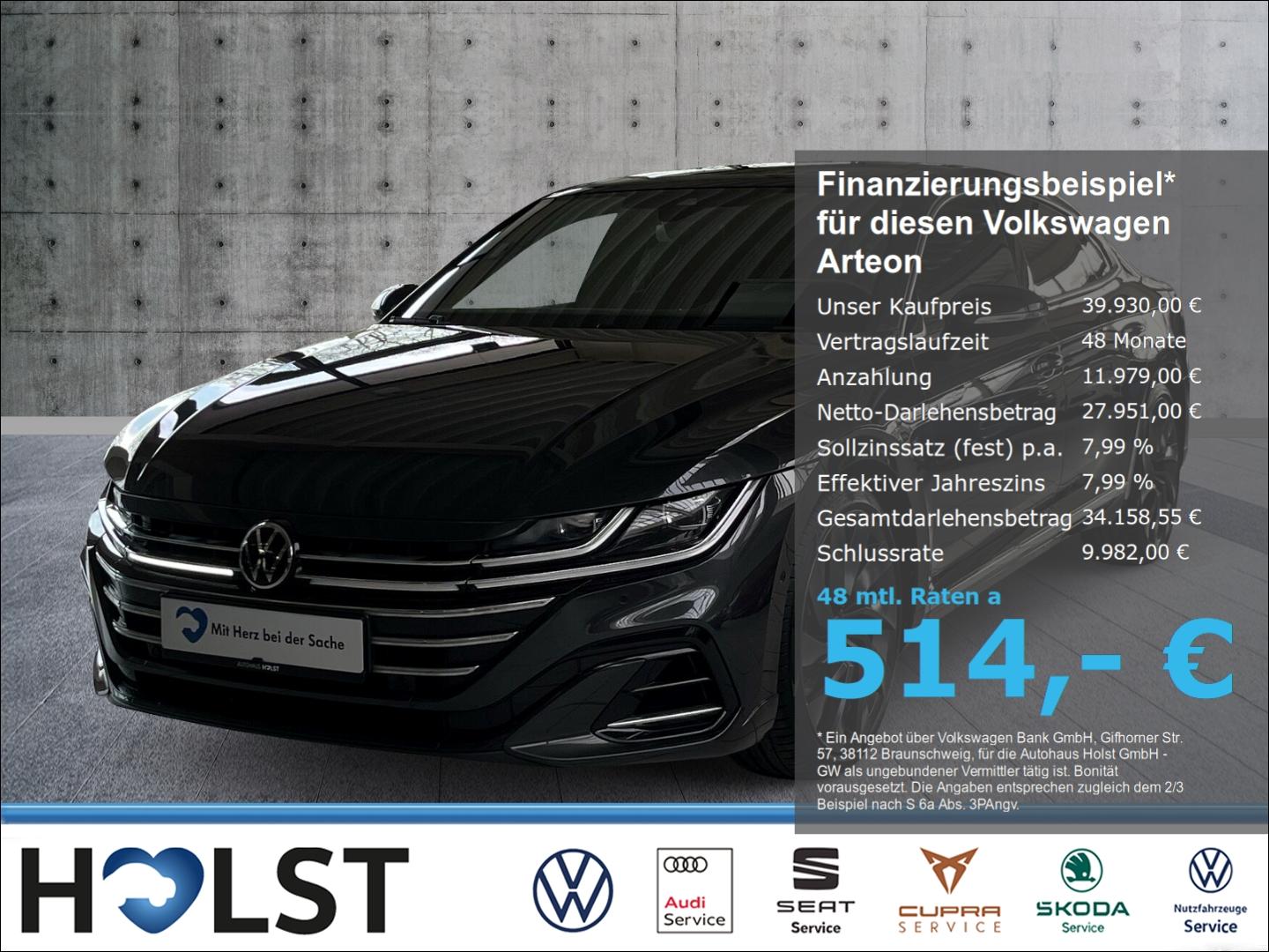 Volkswagen Arteon 2.0TSI DSG R-Line 4M, RüFaKa, ACC, NAV