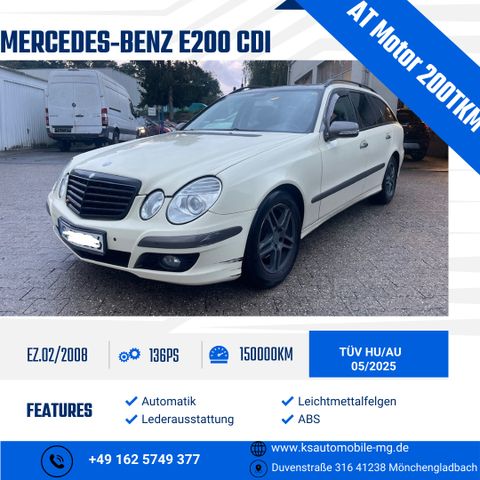 Mercedes-Benz E 200 T-Modell  CDI*AT Motor*TÜV 07/2025*Taxi