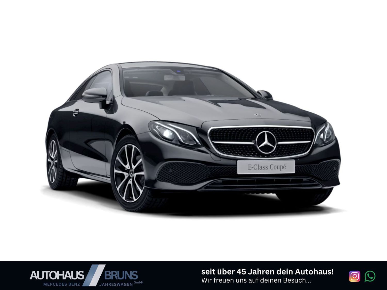 Fahrzeugabbildung Mercedes-Benz E 200 Coupé AVANTGARDE, AHK schw., RFK, Totw., L
