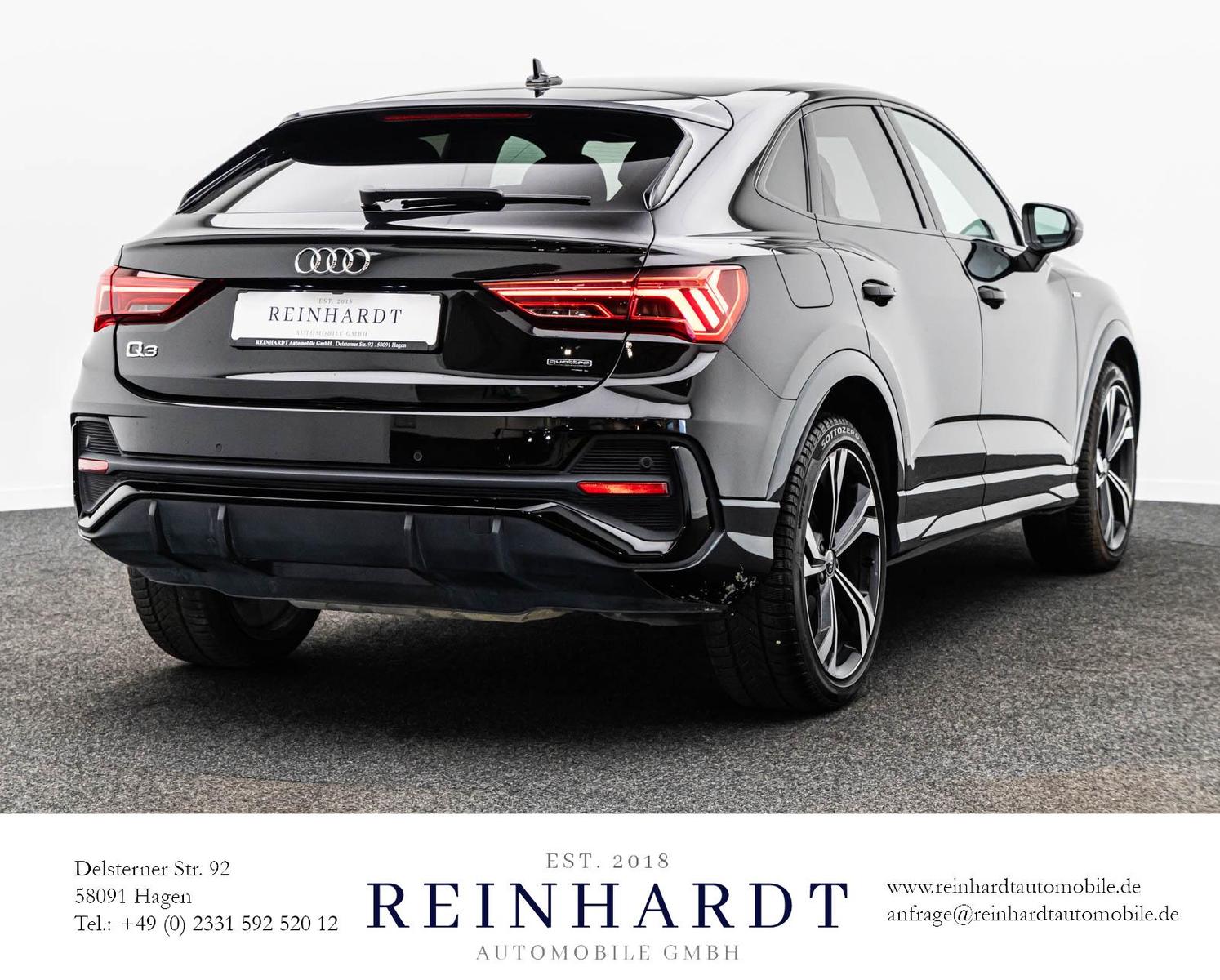 Audi Q3 SPORTBACK 45TFSi Q 2x S LINE BLACK CARPLAY/VC, миниатюра 6