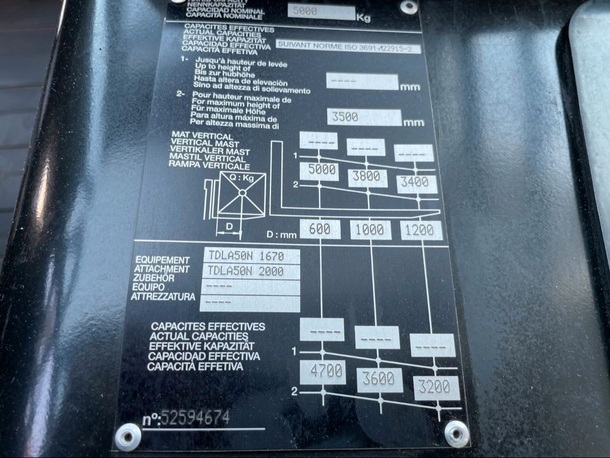 Fahrzeugabbildung Manitou MSI 50D / nur 4.094h / Geländestapler / ZV & SS