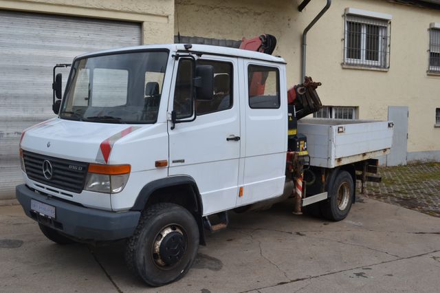 Mercedes-Benz Vario 816 DA 4x4 Allrad AWD KRAN FASSI F65 DOKA