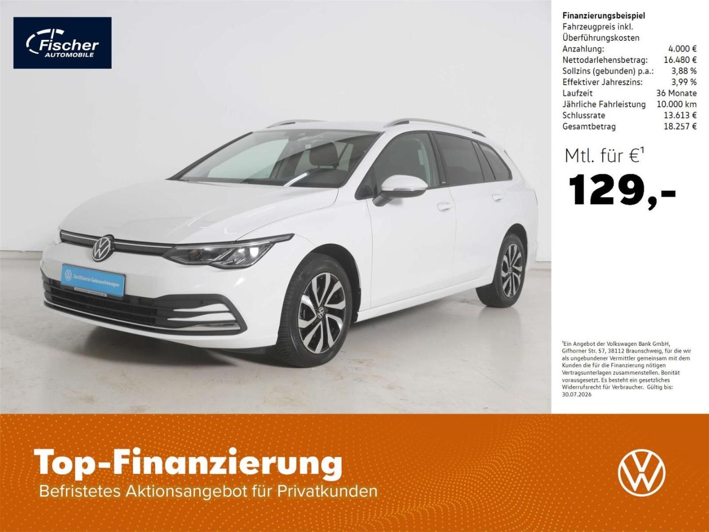 Volkswagen Golf Variant 2.0 TDI Active DSG LED/NAV/RFK/PDC