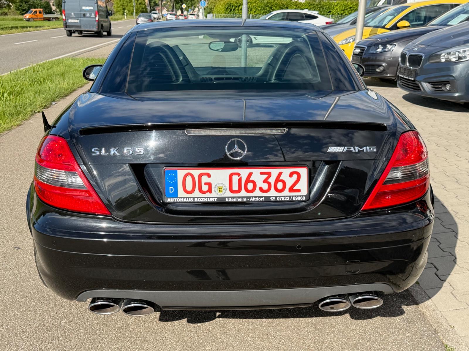 Mercedes-Benz SLK 55 AMG Roadster 360ch - 1 ère main - Navi - Sièges chauffants - Pneus été