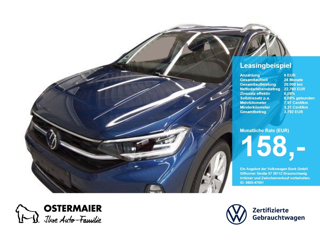 Volkswagen Taigo STYLE 1.0TSI 116PS ACC.5J-G.KAMERA.NAVI+VC