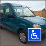 Renault Kangoo 1.9 dTi con scivolo e pedana per  - gebrauchte Renault Kangoo aus dem Jahr 2000